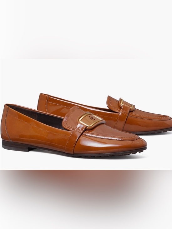 Tory Burch Shoes - TORY BURCH GEORGIA LOAFER PATENT LEATHER FLATS - SIZE 8